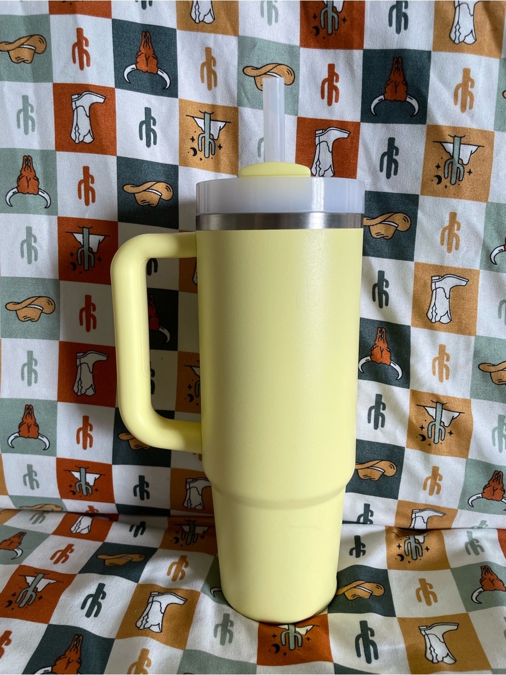 Stanley Yellow 30 oz Insulated Cup with Handle - Picture 2 of 8